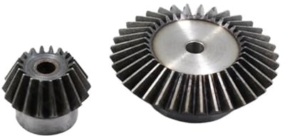 Hochpräzises Stirnrad for Motoren, 1 Paar 90°-Getriebekegelräder,5M15 Zähne + 30, Bearbeitungsbohrung 6 mm und 8, Präzisions-Kegelradübersetzung 1:2(6 sets)