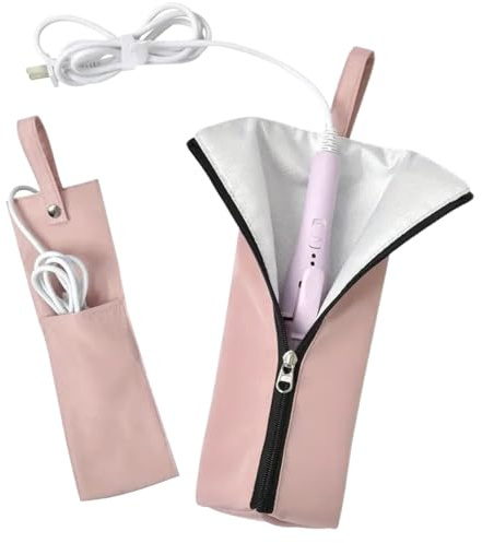 Soporte Para Rizadores Organizador Resistente al Calor para Alisadores | Estuche Para Rizadores Para Tocador Peluquera Casa Baño Salón Viaje
