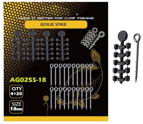 Wilgure Fishing Tackle Components - Accesorio para aparejos de pesca con tornillo giratorio, bola de natación para aparejos inferiores, giratorios