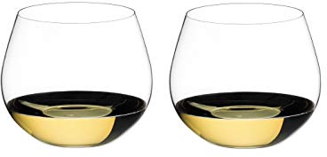 RIEDEL The O Wine Tumbler Chardonnay (im Fass gereift),2er Set,Klares Kristallglas,mech. gefertigt