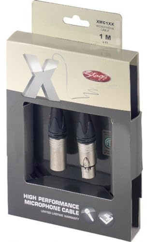 Stagg 18667 1 m XLR Male to Female Microphone Cable