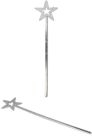 WAND STAR SILVER 35CM