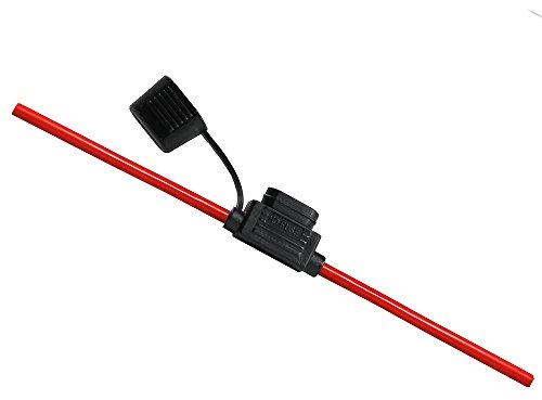Offgridtec© 6.0 mm² standard car fuse holder, 4 mm, with a cable