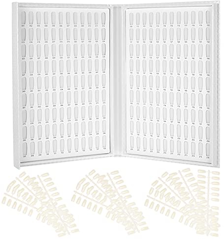 Anself - Présentoir nuancier pour vernis à ongles (120/216 couleurs) 216 Colores blanc