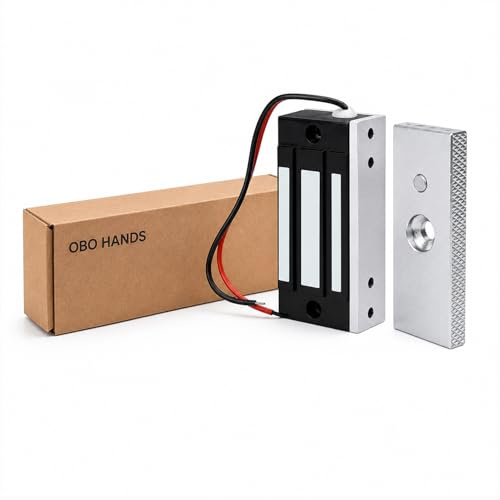 OBO HANDS 60 kg (59,9 Kilogram) 12 V Électrique de Contrôle d'accès de porte Magnétique Verrou Serrure Électrique