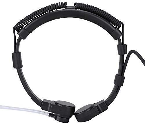 125 Bluetooth Headphones, Retractable Earbuds Wireless Headset, Retractable Throat Control Mic Earphone for UV-9R BF-9700 BF-A58 Walkie Talkie