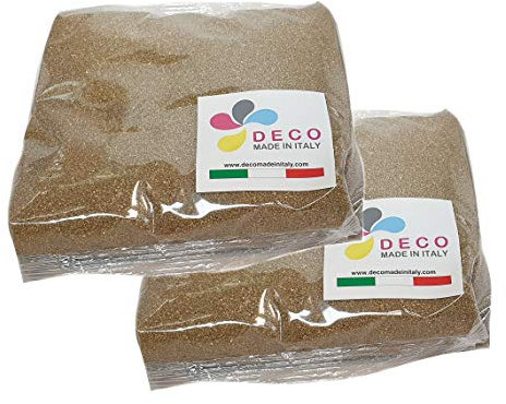 Sabbia Colorata per Decorazioni mm. 0,3/0,7 Confezione da 2 kg. (Oro)