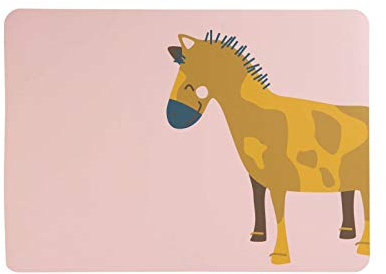 ASA, Tischset, in der Farbe Rosa, mit Pferden-Motiv Western Horse Wiebke, Maße 46 x 33 cm, Serie Kids, 78835420