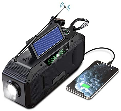 nd Up Solar R, manivelle et alimentation solaire DAB R th USB Ph Charr, manivelle solaire R th 5000 mAh, utilisation émeraude pour cam, randonnée