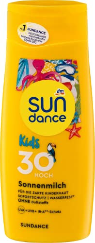 SUNDANCE Sonnenschutz Sonnenmilch KIDS Sofortschutz für sonnenempfindliche Kinderhaut, LSF 30 HOCH, 200 ml