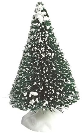 LGT Bristle/Bottle Brush Snowy Christmas Tree 45mm (3pk) or 62mm (12pk) Cake Cupcake Decoration/Topper (3 x Bristle Trees)