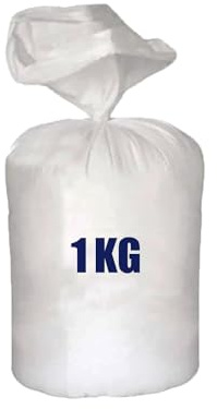 1 Kilo Kg 100% Virgin Hollow Fibre Quality Grade/Hollowfibre Stuffing Filling for Cushions Pillows Pets Beds Anti-allergic High Grade Hollow Fibre Filling Only
