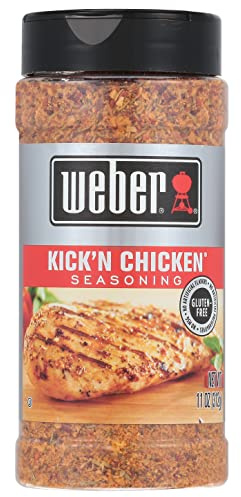 Weber Kick'n Chicken Seasoning, 11 Ounce Shaker