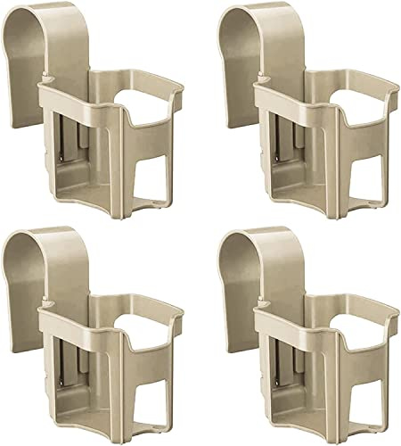 Whirlpool-Getränkehalter, nicht schwebender Getränkehalter, Whirlpool-Getränkehalter, Zubehör, für Pool-Party, Whirlpool, Baden (Khaki-Quadrat)