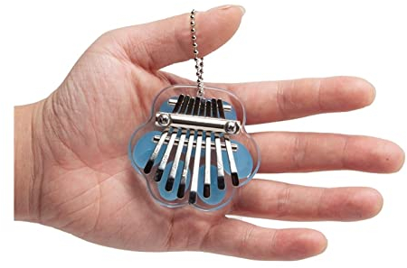 Anfänger Kalimba 8 Key Keyboard Piano Chromatische Musikinstrumente Kalimba (Color : Blue)