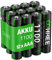 BATZONE 12 x AAA NI-MH Akkus, wiederaufladbare AAA Batterien, 1.2v Micro AAA Akku, 1100mAh hohe Kapazität, geringe Selbstentladung, mit Batterie Schutzbox