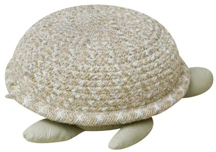 Lorena Canals - Sea Turtle Aufbewahrungskorb, Baby, 22 x 25 cm, natur/olive