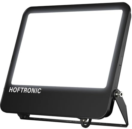 HOFTRONIC - Luxor - Proiettore LED per esterni - 200 Watt 32000 Lumen - 160 lm/W - IP65 impermeabile - 6500 K bianco freddo - Luce da cantiere lampada da esterno Super Bright spot giardino