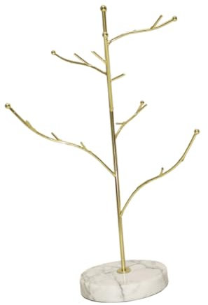 SOIMISS Schmuckständerbaum Mit Eulenmotiv Marmor-präsentationsständer Desktop-schmuck-organizer Für Ohrringe Und Halsketten Armbandhalterständer Schmuckdisplay-organizer