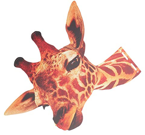 Kisangel Giraffen-wandkunst Aus Metall Eulen-wanddekor Zaunfreundig Gartenornament Eisenzaun-dekoration Hängekunsthandwerk Giraffen-dekoration Für Wand Und Garten Haltbares Metallhandwerk