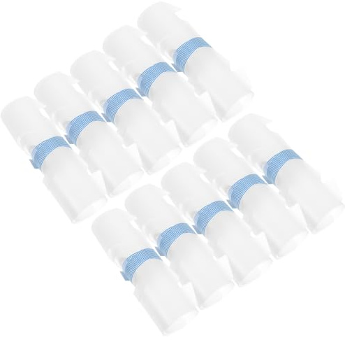 Amosfun 10 Stück Kleiderfalter aus Kunststoff Platzsparendes T-shirt Faltbrett für Kurz und Langarmshirts Faltbar und Tragbar Wäsche Organizer für Haushalt und Reisen