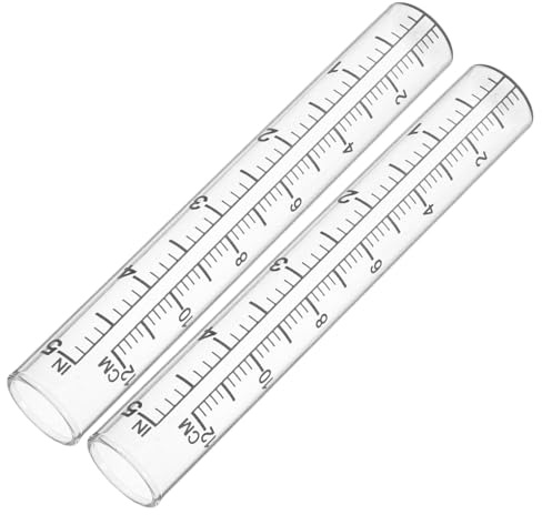 Happyyami Ersatzglas Für Regenmesser Transparente Messrohre Für Niederschlagsmessung Im Garten Wetterfeste Regenmengenzähler Zubehör Für Außenbereich Und Gartenpflege