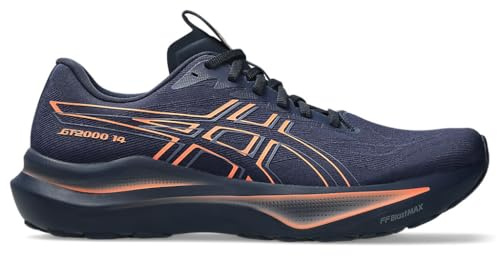 ASICS GT-2000 14, Sneaker för män, 49 EU, Midnight Levande Korall, 49 EU