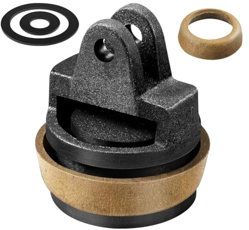 Ersatzkolben für Schwengelpumpe, Schwengelpumpenkolben mit Bolzen Typ 75,Dichtungsset für Handpumpe Typ 75, mit Lederdichtung,für manuelle Wasserentnahme, Schwengelpumpe, Gartenpumpe, Handpumpe