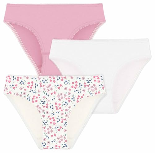 Set di Mutandine per Bambini in Cotone con Stampa Floreale