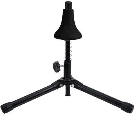 Alasum Support de Trompette Pliable Fer Présentoir Instrument de Musique Stable Support de Rangement pour Trompette pour Maison Boutique
