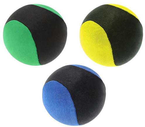 Falafoty 3 Pack Water Bouncing Ball, Skipping Water Ball Summer Beach Ball, Durable Jumping Ball for Swimming Pool Outdoor River Lake Beach Toy, Outdoor Beach Ball Pool Games for Kids Adult Gift