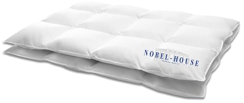 Hanskruchen Nobel House Luxus Daunendecke, Warm, 90% Daunen / 10% Federchen, 155 x 220 cm