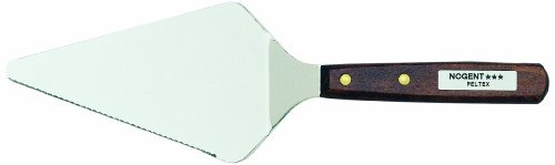 Nogent 1740 Pelle à Tarte/Gâteau/Pizza Coupante Inox Manche Bois