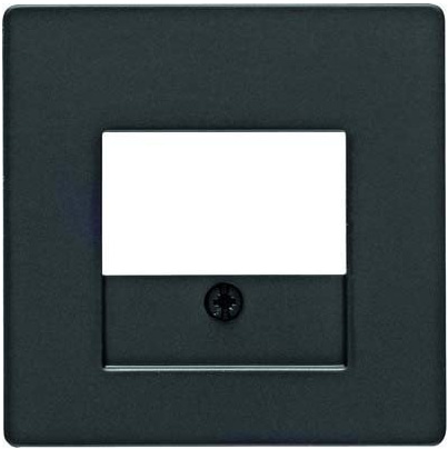 Hager – Central Plate Socket TAE/Speaker Q.1/q.3 Anthracite