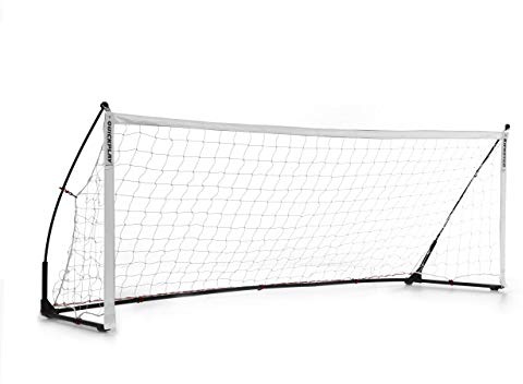 Quick Play Kickster Elite Fußballtore 3 x 1M – Ultra Tragbar Innerhalb und Draussen Fußballtor | Verfügt über eine gewichtete Basis [einzelnes Fußballtor]