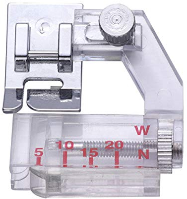Artibetter SchräGband NäHfuß Aus Kunststoff Und Metall FüR Universal-NäHmaschinen - Einfacher Austausch Ohne Schraubendreher Kompatibel Mit Singer Brother Babylock Und Mehr