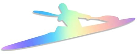 Decus Kajakfahrer XXL 0315 (Oil Slick Hologramm) // Sticker OEM JDM Style Aufkleber