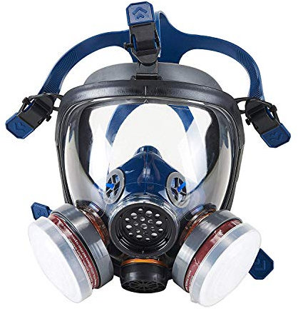 Phoenixfly99 Anti-Dust Full Facecover Organic Vapor Face Cover For Paint Polish Mold Construction Welding Cleaning