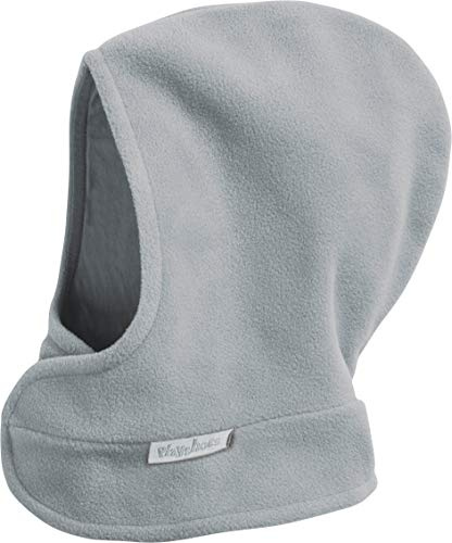 Playshoes Unisex Kinder Fleece-Schlupfmütze Winter-Mütze, grau/Melange, 47/49cm