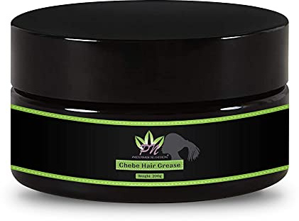 Chebe Hair Grease 200g Hair cream made with chebe powder, Chebe hair oil & Organic herbs - enables healthy hair growth from edges and bald patches, Prevents split ends, scalp Irritation