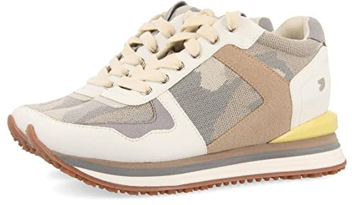 Sneakers DE CUÑA Interna con Estampado DE Camuflaje para Mujer Vesper