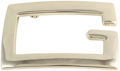 BELTINGER Gürtelschnalle Gloria 4,0 cm | Buckle Wechselschließe Gürtelschließe 40mm Massiv | Wechselgürtel bis 4cm | Gold Glänzend