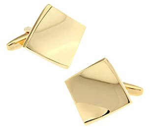 Stfery Manschettenknöpfe Herren Vergoldet, Manschettenknöpfe Hochzeit Bräutigam Gold Cufflinks Geometrisch Schmuck Geschenk