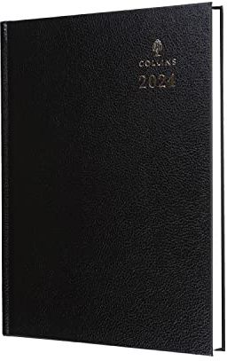 Collins 35 Terminplaner A5 Wochenansicht 2024 Schwarz 35,99-24