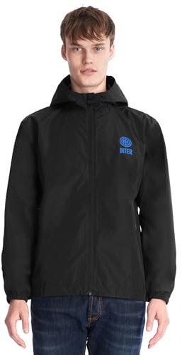 Inter - Giacca Impermeabile, Collezione Esclusiva Rain, Unisex-Adulto, Adatta per Tutte le Stagioni e Occasioni, Prodotto Ufficiale