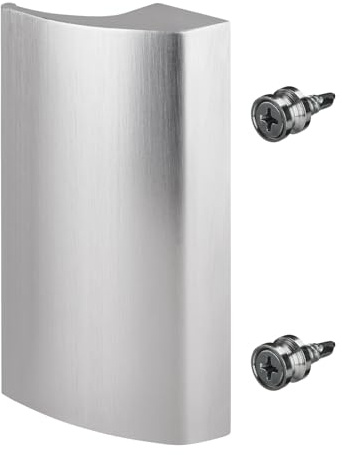 SOTECH Balkontürgriff SEJA II Aluminium Edelstahloptik 85 x 40 x 20 mm | Türgriff Terrassentürgriff