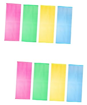 minkissy 2 Sets Gürtel-badebürste Power-peeling-körperbürste Dusch-rückenbürste Für Männer/frauen Polyester/nylon 4 Stück * 2
