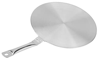 MAGICLULU Stainless Steel Heat Conducting Plate Handle for Induction Cooker Gas and Electric Stove Fits Iron Pan Ceramic Pot