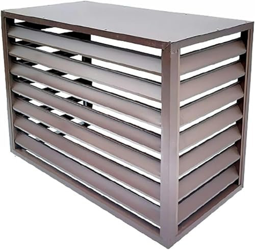 Housse de protection pour climatisation extérieure avec étagère de présentation pour plantes, condensateur pour cacher le climatiseur