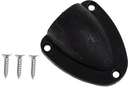 INOOMP 4 Stück Nylon Boot Kabel Und Lüftungsabdeckung 2,5 Zoll Schwarz Rostfrei Für Marine Belüftungsöffnungen